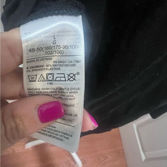 Gap women's black tank top oversized size large - Picture 6 of 7